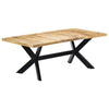 Dining Table 200x100x75 Solid Wood K4I7