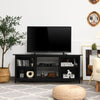 TV Stand for TVs up to 65 Inches Wooden Modern TV Console Table W/6 Open Storage