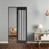 6/10mm PVC Folding Doors Concertina Accordion LivingRoom Sliding Divider H203cm