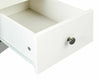 3 Drawer Bedside Table - White