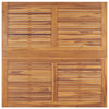 5 Piece Folding Outdoor Dining Set Solid Wood Teak L7E7