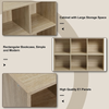 Bookcase Book Shelf 6 Cube Storage Units Wood Storage Shelves for Bedroom