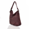 Laser Cut Slouch Bag Womens Shoulder Handbag Slouch Ladies Large Tote