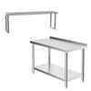 Commercial Stainless Steel Kitchen Food Prep Work Table Bench Top Over Shelf 4FT