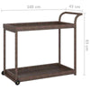 Bar Cart Poly Rattan Versatile and spacious Stable and robust with handle