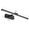 Large LED Long Bar Bathroom Over Mirror Picture Lights Adjustable Wall Lamp 50cm