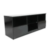Modern 120cm TV Stand Unit Cabinet High Gloss with Drawers LED Light
