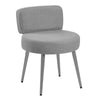 Makeup Stool Soft Pouffe Medium Backrest Dressing Table Vanity Chair Padded Seat