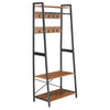 Metal Hat and Coat Stand Wooden Bench Clothes Shoe Rack Ladder Shelf 10 Hangers