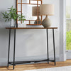 UK Industrial Metal Console Table Hallway Sofa Table Home Office Compact Display