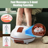 Steam Foot Massager Pedicure Sauna Bath Massage Machine W/ Temperature Control