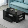 Coffee Table Storage High Gloss 2 Drawers Living Room Furniture White Black UK