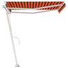 Freestanding Manual Retractable Awning 300x250 Orange/Brown V6P6