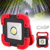 100W Solar LED Light Rechargeable Car Outdoor Camping Work USB Flood Lamp