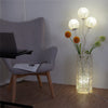 Modern Dimmable Floor Lamp Living Room Standing LED Rattan Light Tree Lantern UK