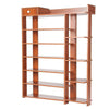 7 Tiers L123S Large Shoe Storage Cabinet Wooden Boot Stand Racks Storage Stand