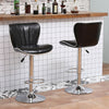 1/2/4/6x Bar Stools Gas Lift Swivel Faux Leather Kitchen Breakfast Counter Salon