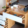 Dressing Table With Drawers Mirror Stool Set Makeup Desk Vanity Table Bedroom