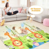 Foldable Baby Play Mat Double-Sided Crawling Mat Waterproof Large Foam Playmat