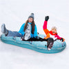 47/62/95'' Inflatable Snow Tube Winter Fun Toy Sled Outdoor Sledding with Handle