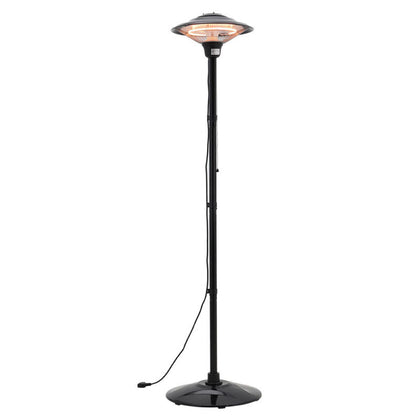 1500W High Tower Heater Garden Standing Space Warmer Electric Halogen Heaters UK