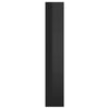 Shelving Unit Wall Shelf High Gloss Black 36x16x90cm Chipboard Home