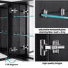 Bathroom Mirror Cabinet Cupboard Storage With Adjustable Shelf 500 x 650 mm