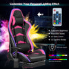 Ergonomic Gaming Chair Adjustable High Back Computer Chair W/ Remote Control LED