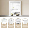 Bathroom Wall Mirror Wall-mounted Square Framed Mirror Storage Shelf Making Up
