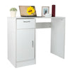 White Computer Desk Study Laptop PC Table Workstation Drawer Storage Home Office