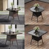 Bistro Glass Table Garden Outdoor Patio Furniture Square Round Morocco Style NEW