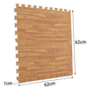 4-24X EVA Soft Foam Interlocking Floor Wood Effect Tiles Gym Play Yoga Mat Pad