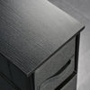Dark Grey Fabric Cabinet Storage Unit Chest of Drawers Organiser Bedside Table