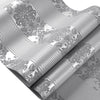 Luxury Gold Ornate Flower Damask Textured Wall Paper Sticker Wallpaper Film Roll