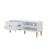 TV Cabinet Vintage TV Stand Console Table TV Unit Centre Table with Storage Cube