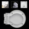 Round Design WC Toilet Seat Soft Close Top Fix Quick Release Hinge Easy Clean