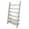 Gloucester Wide Wooden Ladder Style Display Shelf - 6 Shelving bookcase Unit