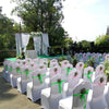 10-100X Soft Wedding Chair Cover Slipcover Seat Protector Plain Home Dining Room