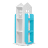 Rotating Childrens Bookshelf Kids Toy Organizer Rack Bookcase Display Cabinet