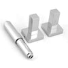 Square Modern Bathroom Toilet Roll Holder in Chrome Wall Mounted Design