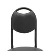 Black stool Folding High Chair Stool Seat Home Office Chair Space Saving