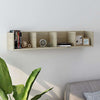 CD Wall Shelf 100cm Engineered Wood Living Room Cabinet Multi Colours vidaXL