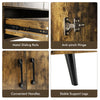 Accent Storage Cabinet Freestanding Wooden Buffet Sideboard with Drawer