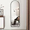 Wall Mounted Full Length Mirror Dressing Home Oval Bedroom Mirror Metal Frame UK