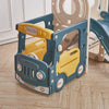 5IN1 Kids Toddler Swing & Slide Climber Set Baby Bus Driving Ball Game Play Toy