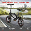 DYU Folding Electric Bike 14inch Commuter 250W E-Citybike Bicycle 25km/h s F4W7