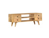 Industrial Style Tv Stand Vintage Retro Cabinet 4 Drawers 2 Shelves Storage Unit
