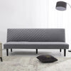 Grey 3 Seater Sofa Bed Settee Click Clack Recliner Sleeper Sofa Single Sofa Beds