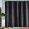EXTRA LONG FABRIC SHOWER CURTAIN WATERPROOF WITH HOOKS WEIGHTED HEM 180 X 200CM