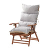 Grey High Back Seat Chair Pad Cushion Garden Seat Pads Pillow Outdoor&Indoor UK